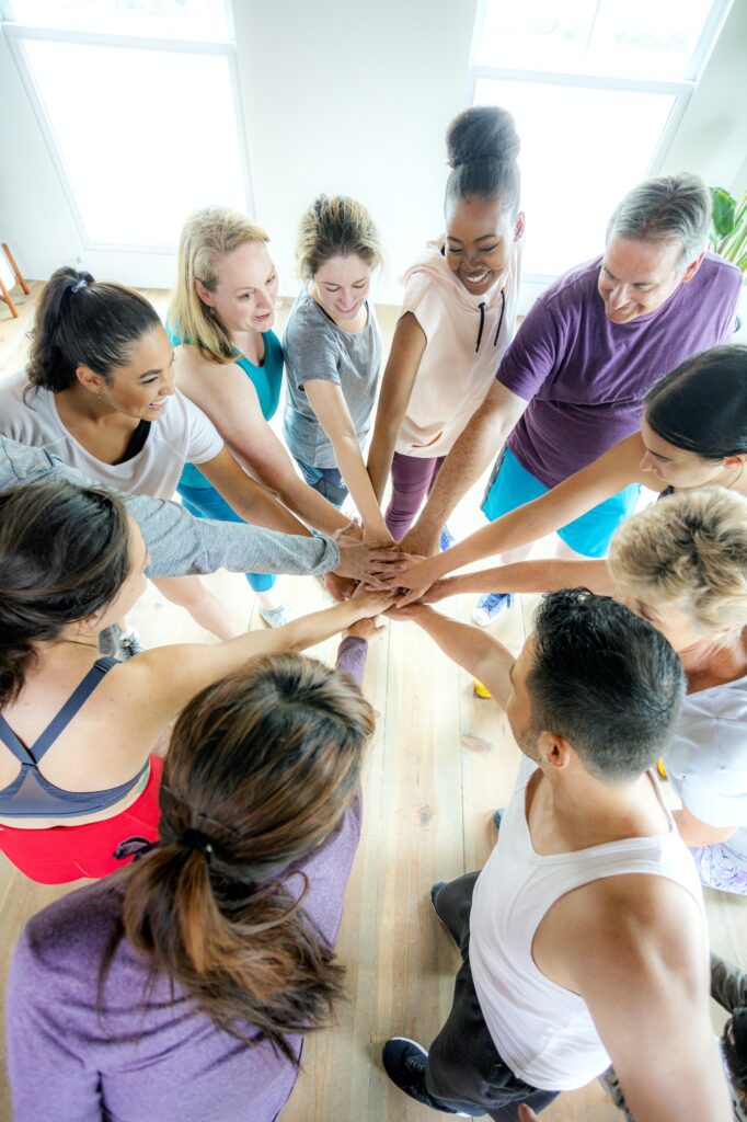 Teamwork at the gym